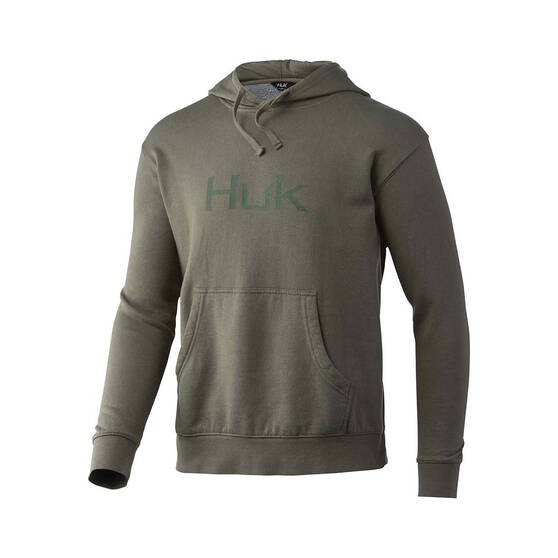 NUME PICKS #4446 Huk Men's Logo Hoodie Moss M